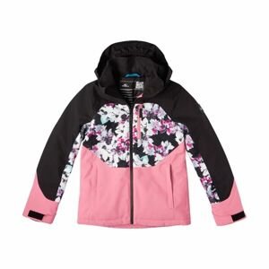 O'Neill DIAMOND JACKET Dívčí lyžařská/snowboardová bunda, růžová, velikost 140