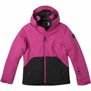 O'Neill ADELITE Dívčí lyžařská/snowboardová bunda, růžová, velikost