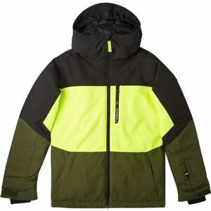 O'Neill CARBONITE Chlapecká lyžařská/snowboardová bunda, khaki, velikost