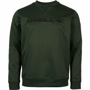 O'Neill RUTILE CREW FLEECE Pánská mikina, tmavě zelená, velikost XL