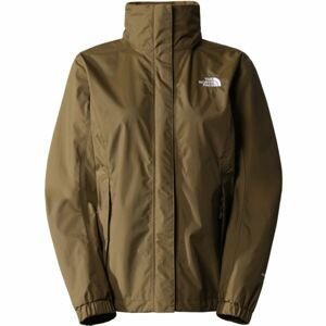 The North Face W RESOLVE JKT Dámská outdoorová bunda, khaki, velikost M