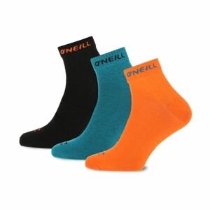 O'Neill QUARTER ONEILL 3 PACK Unisexové ponožky, mix, velikost 35-38