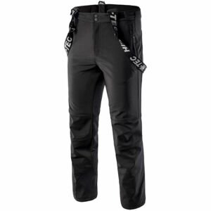 Hi-Tec LERMO Pánské lyžařské softshellové kalhoty, černá, velikost XXL