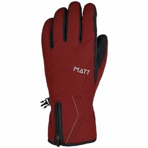 Matt ANAYET GLOVES Dámské lyžařské rukavice, červená, velikost L