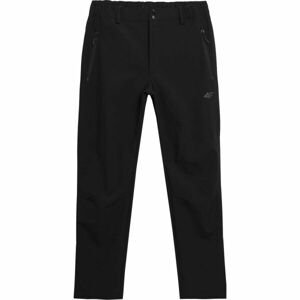 4F MEN´S PANT SOFTSHELL Pánské softshellové kalhoty, černá, veľkosť M