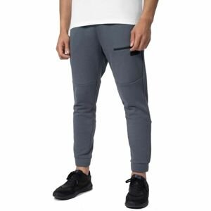 4F MEN´S TROUSERS Pánské kalhoty, tmavě šedá, veľkosť M