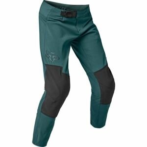 Fox DEFEND PANT YTH Dětské cyklo kalhoty, tmavě zelená, veľkosť 24