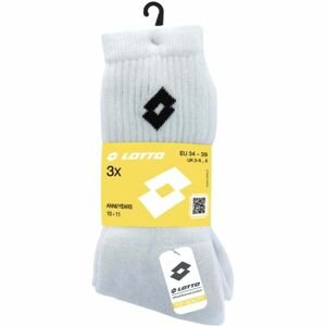Lotto Q-TEEN 3P Dětské ponožky, černá, velikost 21-26