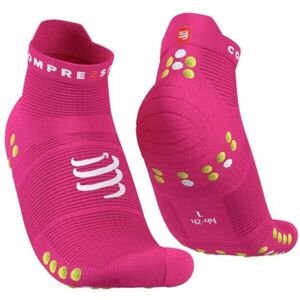 Compressport PRO RACING SOCKS V4.0 RUN Běžecké ponožky, růžová, veľkosť T1
