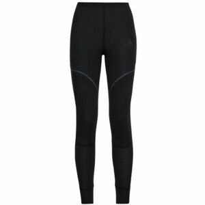 Odlo W BL BOTTOM LONG ACTIVE X-WARM ECO Dámské funkční kalhoty, černá, velikost
