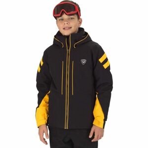 Rossignol SKI JKT Chlapecká lyžařská bunda, černá, veľkosť 14