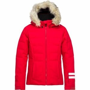 Rossignol POLYDOWN JKT Dívčí lyžařská bunda, červená, veľkosť 10