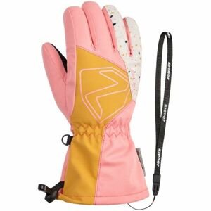 Ziener Dětské lyžařské rukavice Dětské lyžařské rukavice, růžová, velikost 4.5