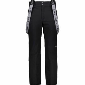 CMP Pánské lyžařské kalhoty Pánské lyžařské kalhoty se šlemi, černá, velikost 52