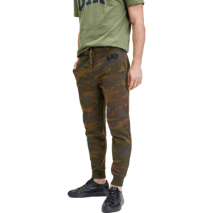 GAP V-HERITAGE LOGO JOGGER Pánské tepláky, khaki, velikost XXXL