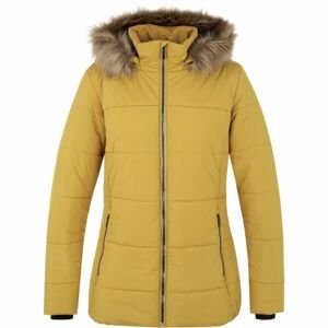 Hannah MAIRI Dámská zimní městská bunda, žlutá, veľkosť 38