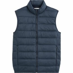 CELIO BULOCK Pánská prošívaná vesta, tmavě modrá, veľkosť L