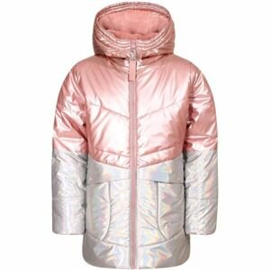 NAX FEREGO Dívčí zimní kabát, růžová, veľkosť 116-122