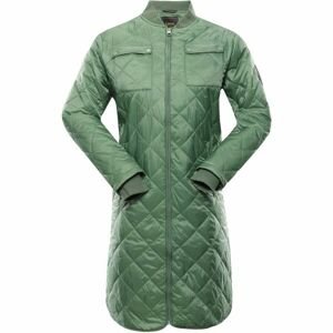 NAX LOZERA Dámský kabát, zelená, velikost