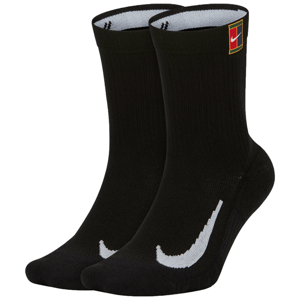 Nike MULTIPLIER CREW Unisexové ponožky, černá, veľkosť 38-42