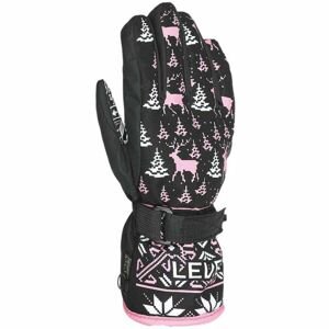 Level JUNIOR Dětské rukavice, černá, velikost v