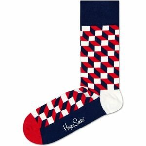 HAPPY SOCKS Klasické ponožky Klasické ponožky, červená, velikost 41-46