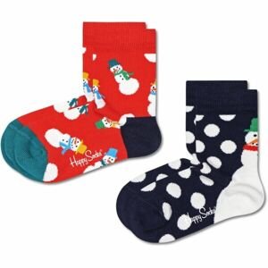 HAPPY SOCKS SNOWMAN 2P Dětské ponožky, mix, velikost 33-35