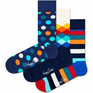 HAPPY SOCKS MIX GIFT BOX 3P Klasické ponožky, mix, velikost 36-40