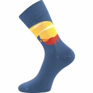 Lonka HORY Unisexové ponožky, modrá, velikost 39-42