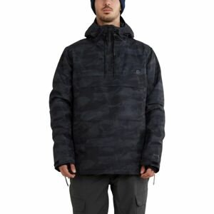 FUNDANGO BURNABY ANORAK Pánská lyžařská/snowboardová bunda, černá, veľkosť M