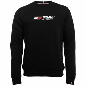 Tommy Hilfiger ESSENTIAL CREW Pánská mikina, černá, veľkosť L