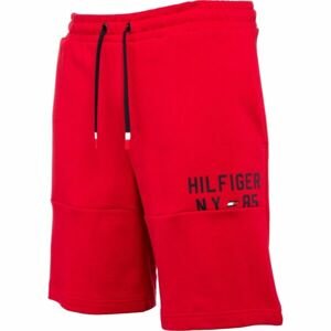 Tommy Hilfiger GRAPHIC SWEATSHORT Pánské šortky, červená, velikost S