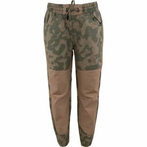 ALPINE PRO Chlapecké outdoorové kalhoty Chlapecké outdoorové kalhoty, hnědá, velikost 116-122