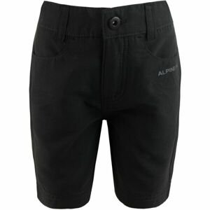 ALPINE PRO FEBRO Dětské kalhoty, černá, velikost 140-146