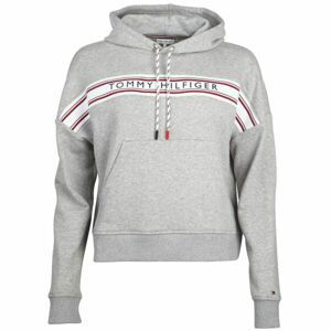 Tommy Hilfiger TH 1985-OH HOODIE PIQUE Pánská mikina, šedá, veľkosť XXL