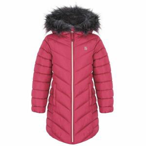 Loap INDALONA Dívčí zimní kabát, růžová, velikost 112/116