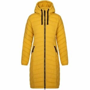 Loap JERUNA Dámský kabát, žlutá, veľkosť M