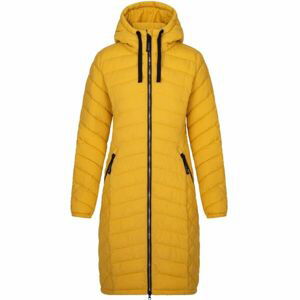 Loap JERUNA Dámský kabát, žlutá, veľkosť XL