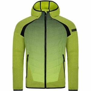 Loap GAELAN Pánský sportovní svetr, světle zelená, velikost XL