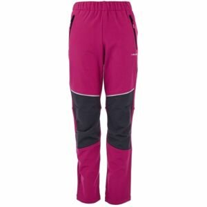 Lewro BENET Dívčí softshellové kalhoty, fialová, velikost 116-122