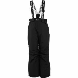 Lewro PAXTON Dětské zimní kalhoty, černá, velikost 128-134