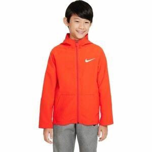 Nike NK DF WOVEN JACKET Chlapecká přechodová bunda, oranžová, velikost L