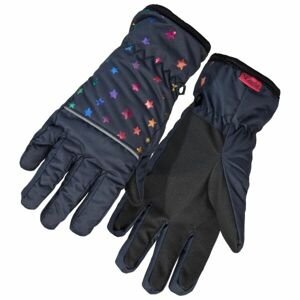 Lewro YALAJA Dívčí zimní rukavice, tmavě modrá, velikost 4-7