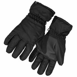 Lewro ZOAR Dětské lyžařské rukavice, černá, velikost 4-7