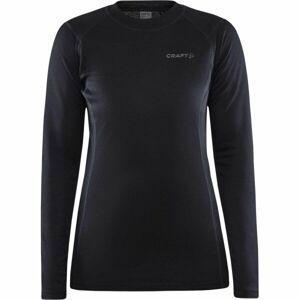 Craft CORE WARM BASELAYER LS Dámské funkční triko, černá, velikost L