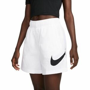 Nike NSW ESSNTL WVN HR SHORT HBR Dámské šortky, bílá, velikost L