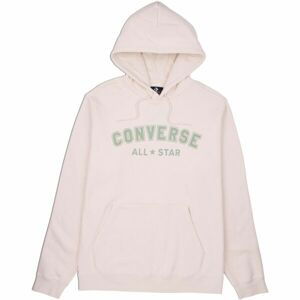 Converse CLASSIC FIT ALL STAR SINGLE SCREEN PRINT HOODIE BB Unisexová mikina, růžová, veľkosť M