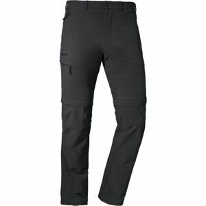 Schöffel KOPER 1 ZIP OFF Odepínatelné hikingové kalhoty, černá, velikost 46