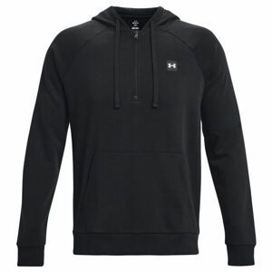 Under Armour RIVAL FLEECE 1/2ZIP HD Pánská mikina, černá, velikost sm