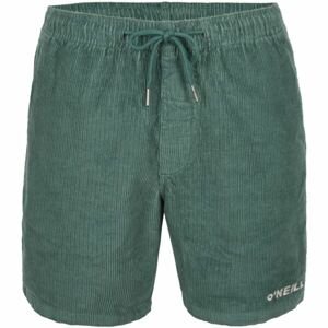 O'Neill CAMORRO CORD SHORT Pánské šortky, zelená, velikost L